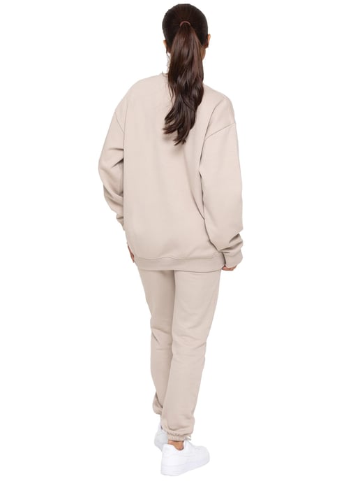 Enzo | Dames Oversized Sweatshirt - Havermout - Image 6