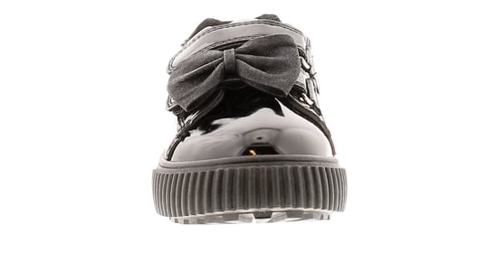 Buckle My Shoe Betti Bow Younger Girls School Shoes black