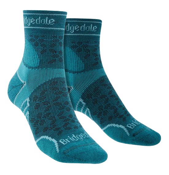 Bridgedale - Womens Lightweight Merino Socks - Teal - Image 1