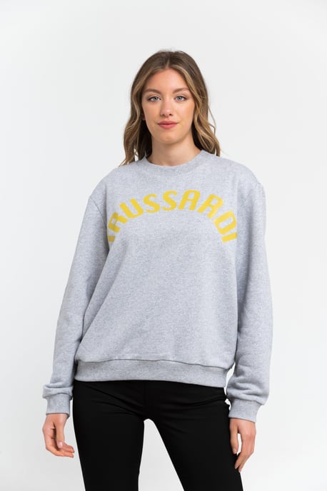 Trussardi Kvinnors Grå Bomullskofta - Image 1
