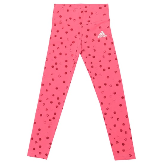 Girl's adidas Infant Must Haves Graphic Leggings in Pink