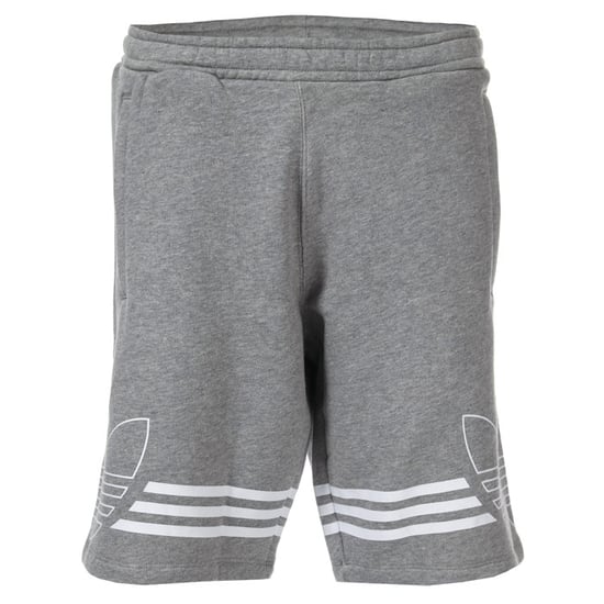 Men's adidas Originals Outline Fleece Sweat Shorts in Grey