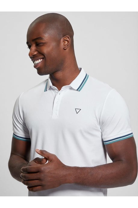 Sport Pique Poloshirt Wit - Image 2