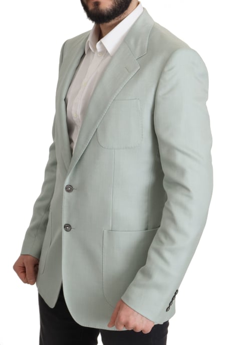 Dolce & Gabbana Green Cashmere Men's Blazer Men's Jacket - Image 2