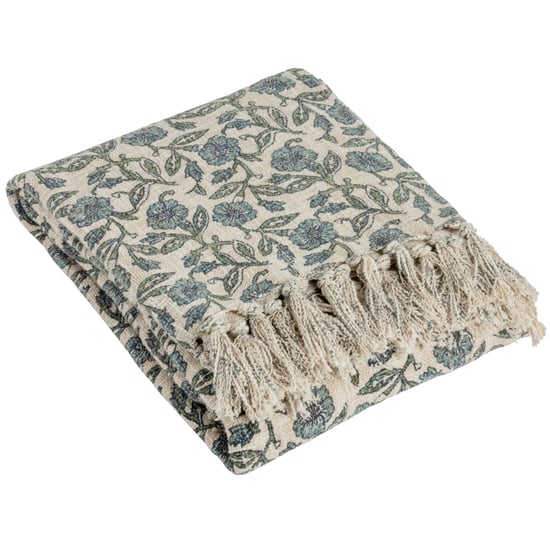 Paoletti Delphine Printed Cotton Throw