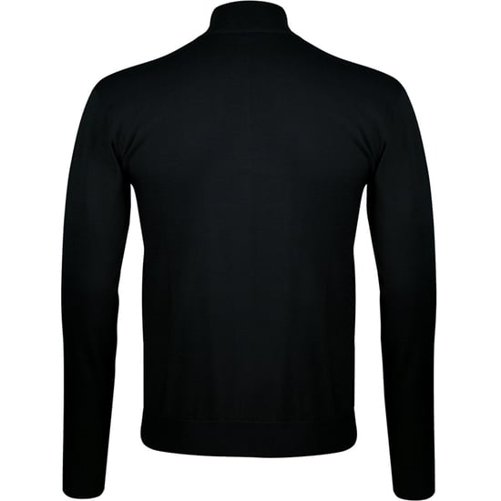 SOLS Mens Gordon Full Zip Cardigan (Black)