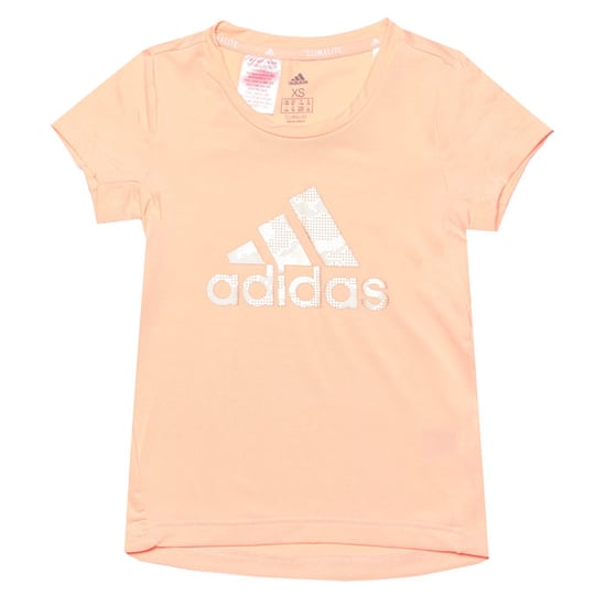 Girl's adidas Infant Holiday T-Shirt in Pink - Image 1