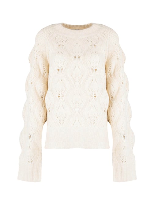 Silvian Heach Pullover Oversize Woman's Beige - Image 1