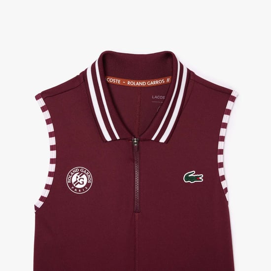 Women's Lacoste Roland-Garros Edition Sport Stretch Tennis Dress in Purple