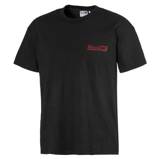 Puma Alteration Short Sleeve Tee T-Shirt Top Black Mens 579880 01
