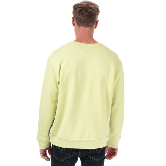 Men's adidas Originals R.Y.V. Crew Sweatshirt in Yellow - Image 2