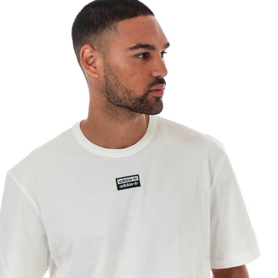Men's adidas Originals R.Y.V. T-Shirt in White - Image 4