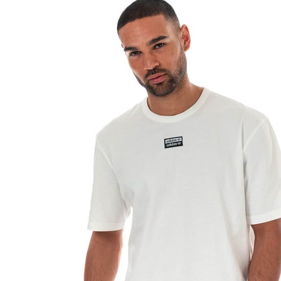 Men's adidas Originals R.Y.V. T-Shirt in White - Image 5