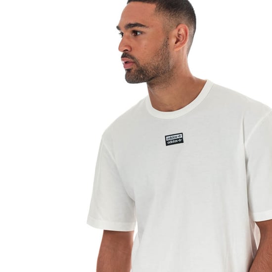 Men's adidas Originals R.Y.V. T-Shirt in White - Image 6