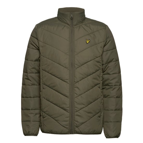 Lyle & Scott Puffer Mens Khaki Coat - Image 1