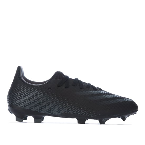 Boy's adidas Junior X Ghosted.3 FG Football Boots in Black