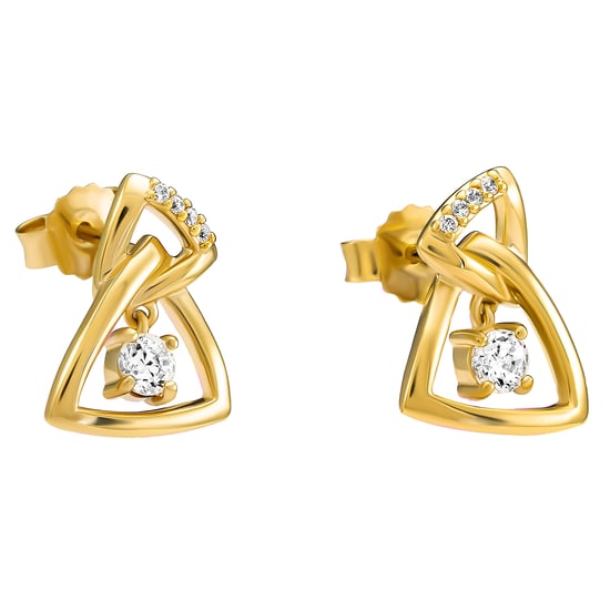 Orphelia 'Santorini' Women's 925 Sterling Silver Drop Earrings - Gold ZO-7570/G - Image 1