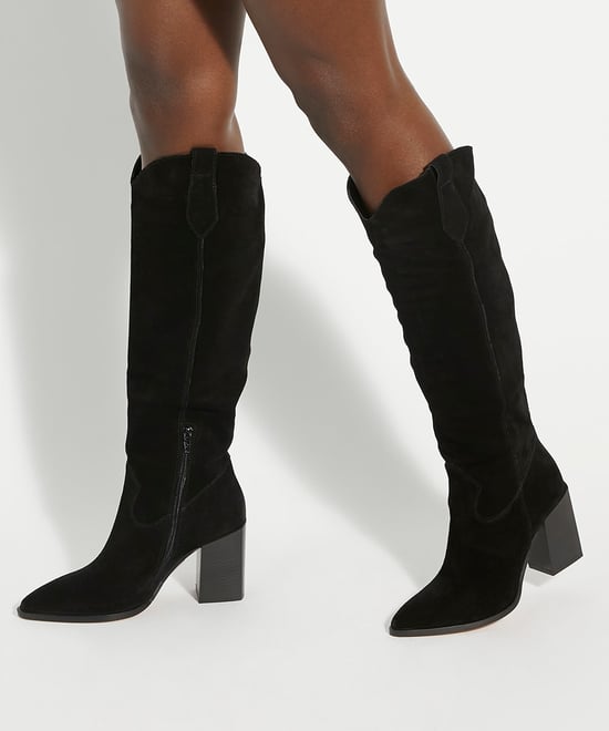 Dune Ladies Tavern - Mid Suede Knee-High Boots