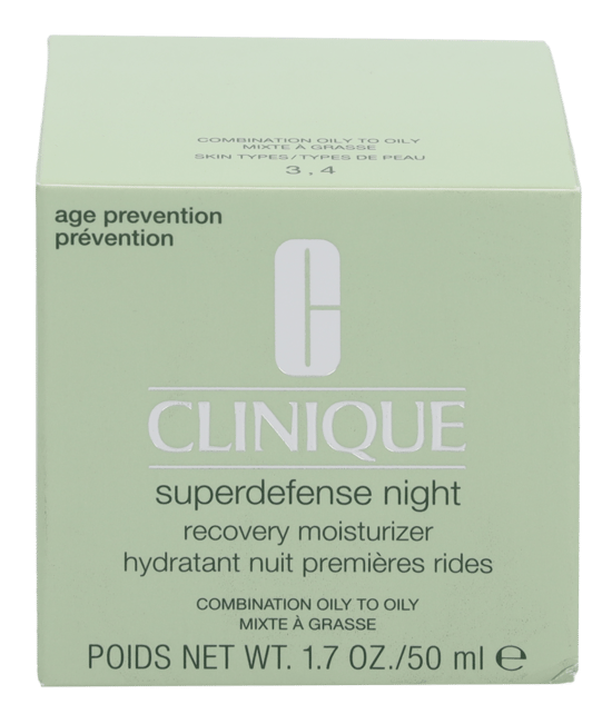 Clinique Superdefense Night Recovery Moisturizer for Combination Oily to Oily Skin / - Image 2