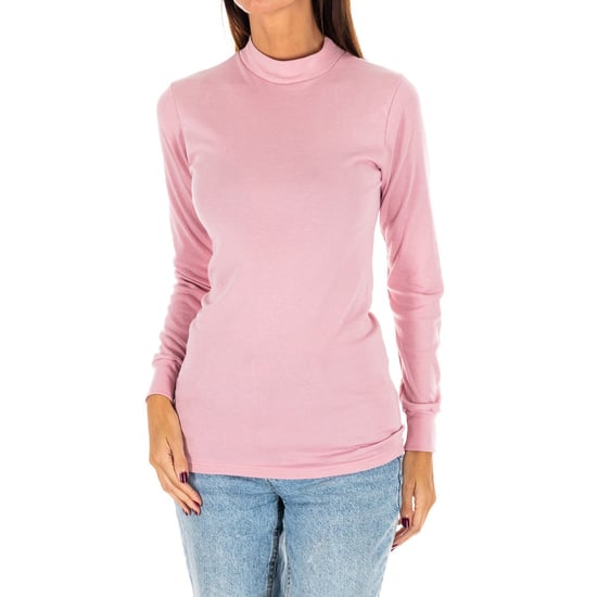Long-sleeved T-shirt with half-high collar 1625-M women