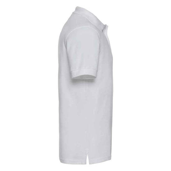 Russell Mens Ultimate Cotton Pique Polo Shirt (White)