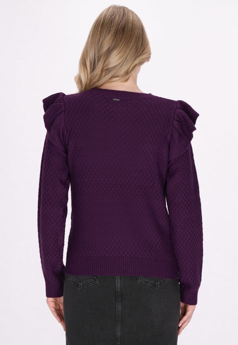 Dreimaster Pullover women purple - Image 4