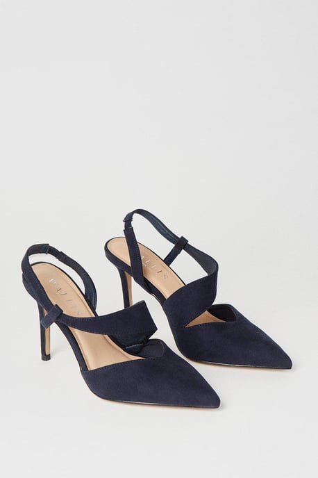 Evie Asymmetric Pointed Stiletto High Heel Court Shoes - Image 3