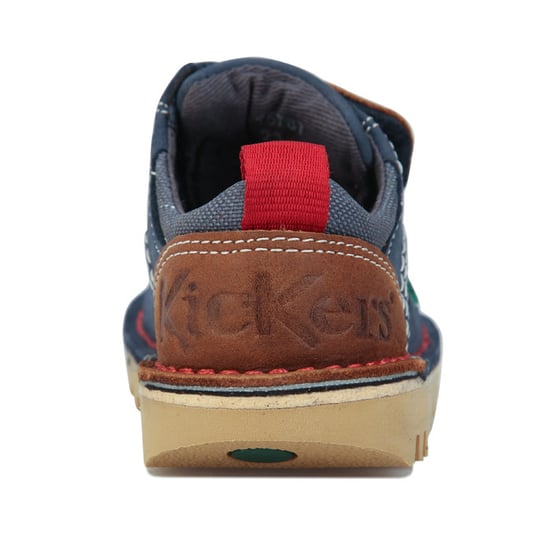 Boy's Kickers Infant Kick Lo Stroll Shoes in Blue