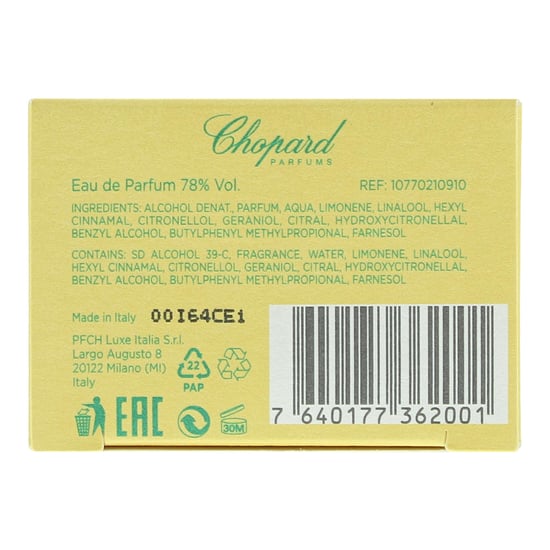Chopard Happy Chopard Lemon Dulci Eau de Parfum 40ml Spray - Image 2