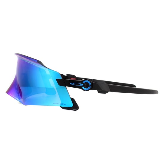 Oakley Wrap Heren Polished Zwart Prizm Sapphire Zonnebril - Image 3