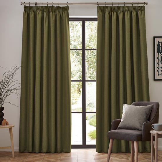 furn. Dawn Blackout Pencil Pleat Curtains - Image 2