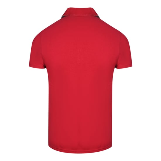 Aquascutum Signature Logo Red Polo Shirt
