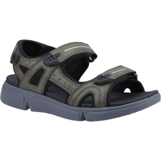 Hush Puppies Heren Castro Sandalen (Kaki Groen) - Image 1