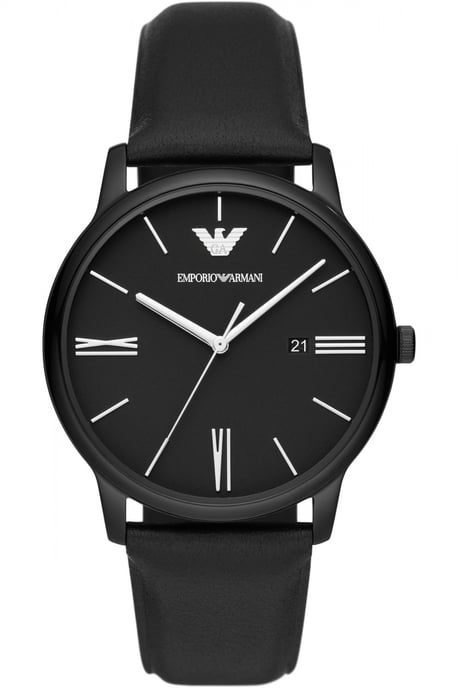 Emporio Armani Minimalist Heren Horloge Zwart AR11573 - Image 1