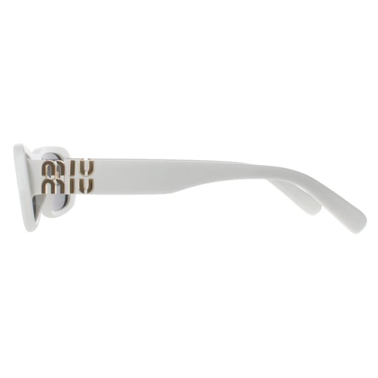 Miu Miu Rectangle Womens White Ivory Dark Grey MU08ZS