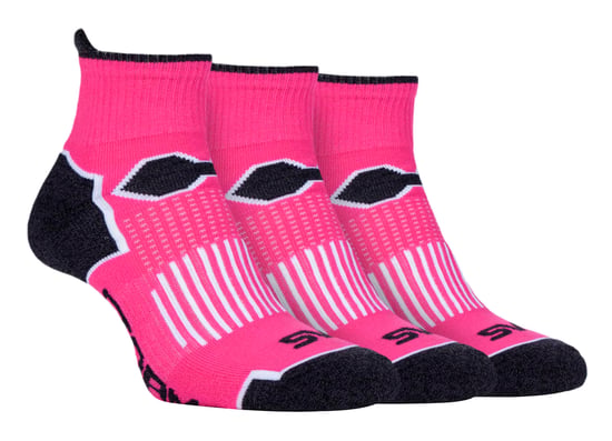3 Pack Ladies Short Ankle Running Sports Socks with Arch Support - Image 1