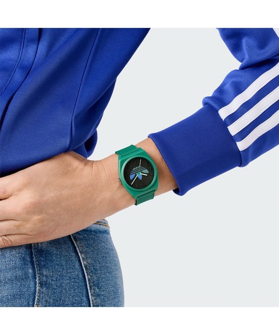 Adidas Originals Project Two Grfx Unisex's Green Watch AOST24552 - Image 5