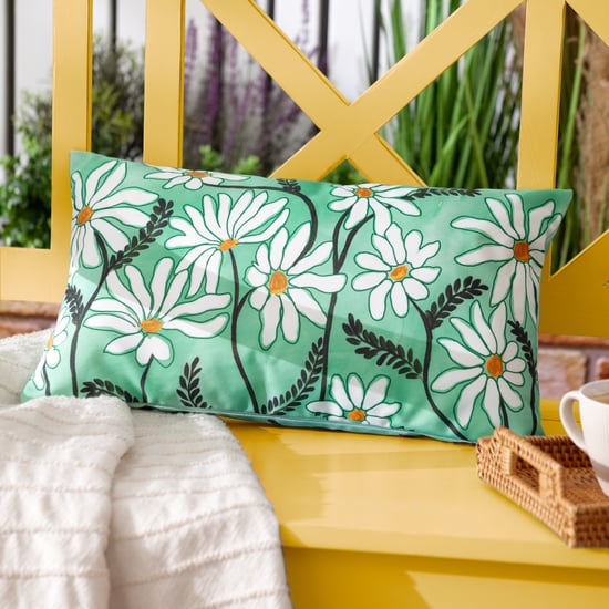 Wylder Nature Daisy Fields Printed Outdoor Cushion Cover - Image 6