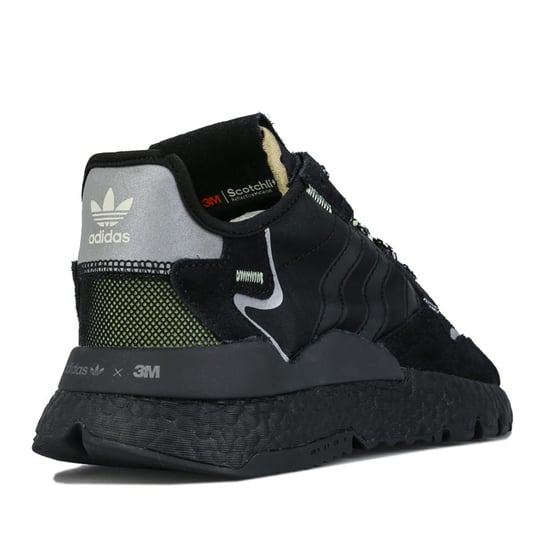 Men's adidas Originals Nite Jogger Trainers Black UK 6in Black - Image 3