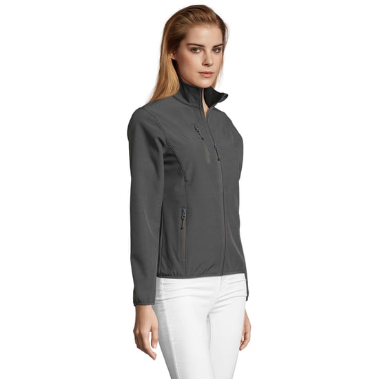 SOLS Dames/dames Radian Soft Shell Jacket (Houtskool Grijs Effen) - Image 3