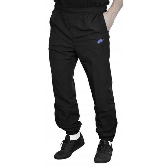 Nike Lichtgewicht geweven trainingsbroek voor heren, zwart/blauw - Image 1