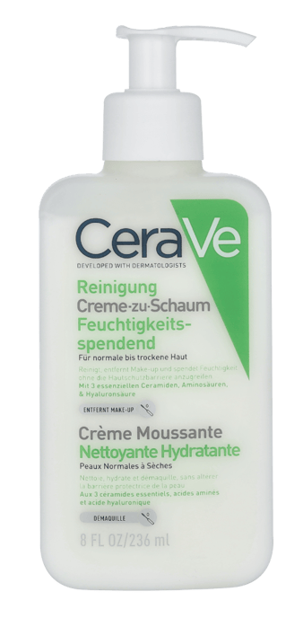 CeraVe Hydrating Cream-To-Foam Cleanser 236 ml - Image 1