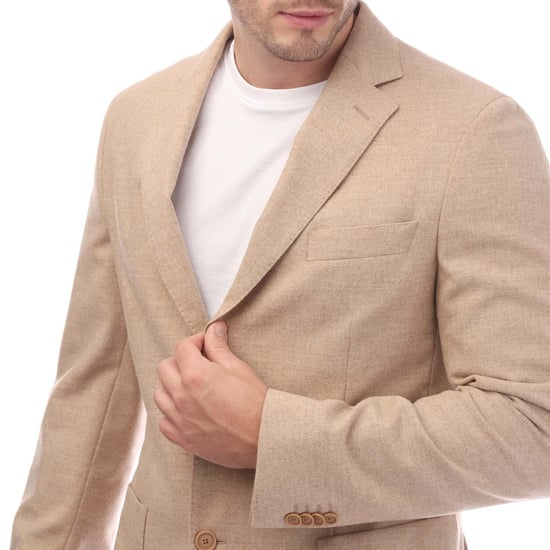 Men's Boss P-Hanry Slim-Fit Blazer Jacket in Cream