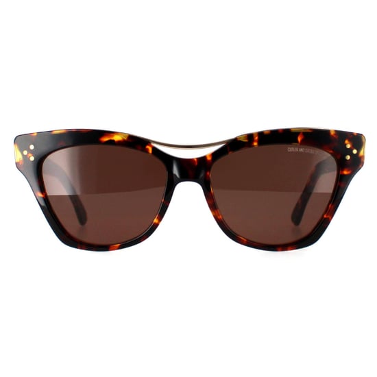 Cutler and Gross Cat Eye Womens Gold Tortoiseshell Brown 1283