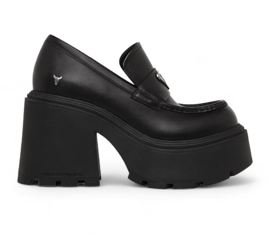 Windsor Smith Zwarte Leren Plateauschoenen - Spolied - Image 1