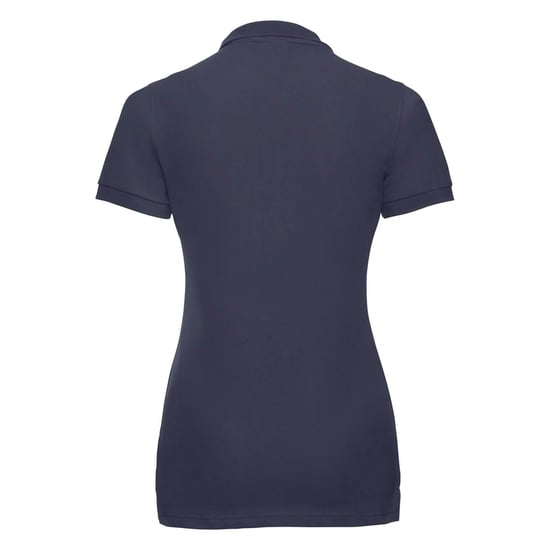 Russell Womens/Ladies Stretch Short Sleeve Polo Shirt (French Navy) - Image 2