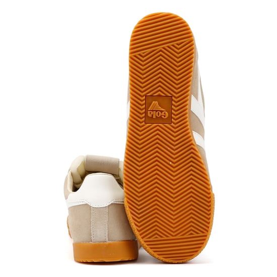Gola Elan Suede Women's Bone/White Trainers - Image 4