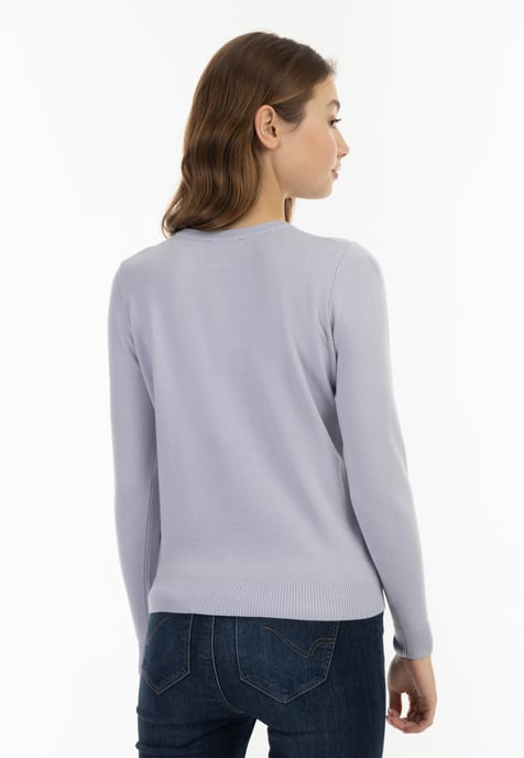 Mymo Knitted pullover women lilac - Image 4