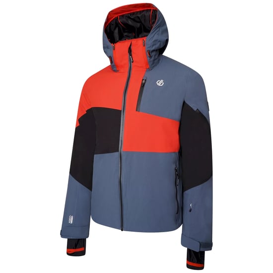 Dare 2B Mens Supernova II Ski Jacket (Orion Grey/Infrared) - Image 3
