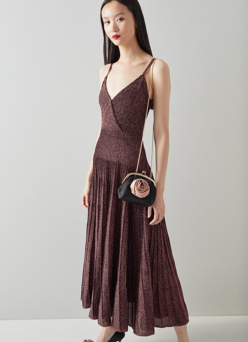 LK Bennett Gatsby Dress, Pink